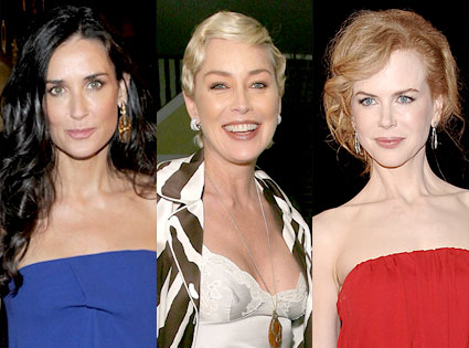 Demi Moore, Sharon Stone, Nicole Kidman Demi Moore, Sharon Stone, Nicole Kidman